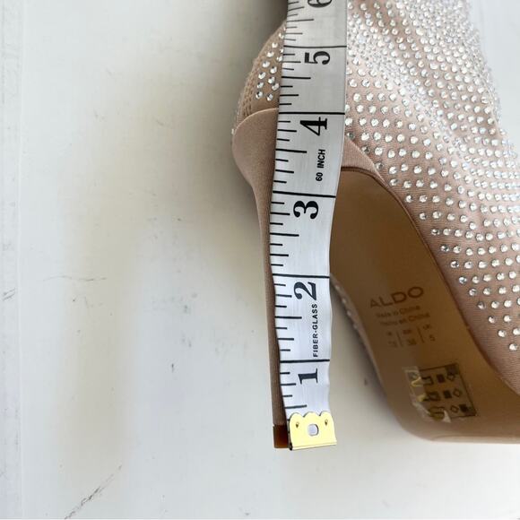 New ALDO Nassia Over-The-Knee Embellished Dress Stiletto Boots Women's - Picture 8 of 11